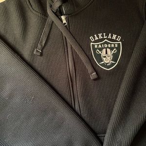 Raiders zip up hoodie